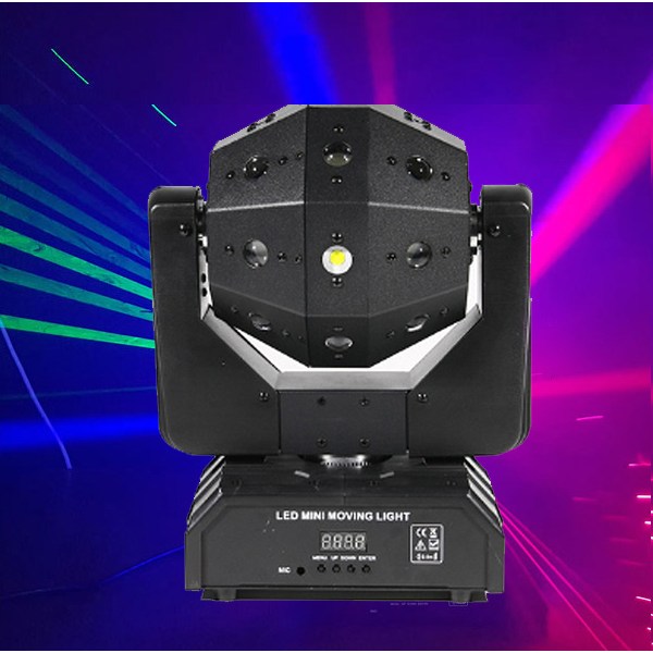 16LED무빙라이트 레이저+싸이키 락볼장 스피닝 클럽 나이트 무대 특수조명 319,800원