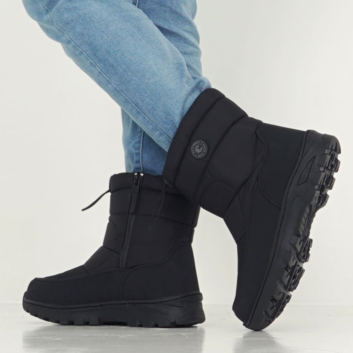 [에코로바]남성 털 방한화 패딩부츠 뛰어난 방수 보온 기능 라이더부츠 작업부츠 ER0998 39,000원