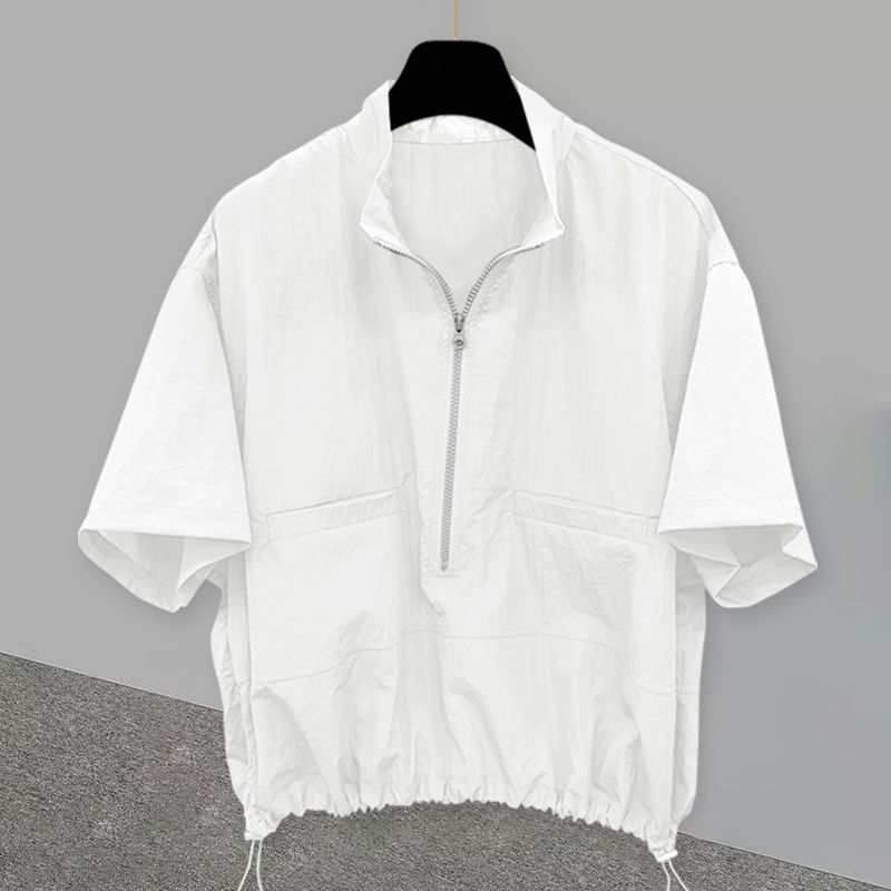 ASURE 남성 빅사이즈 캐주얼 반팔 티셔츠 집업 맨투맨 29,300원