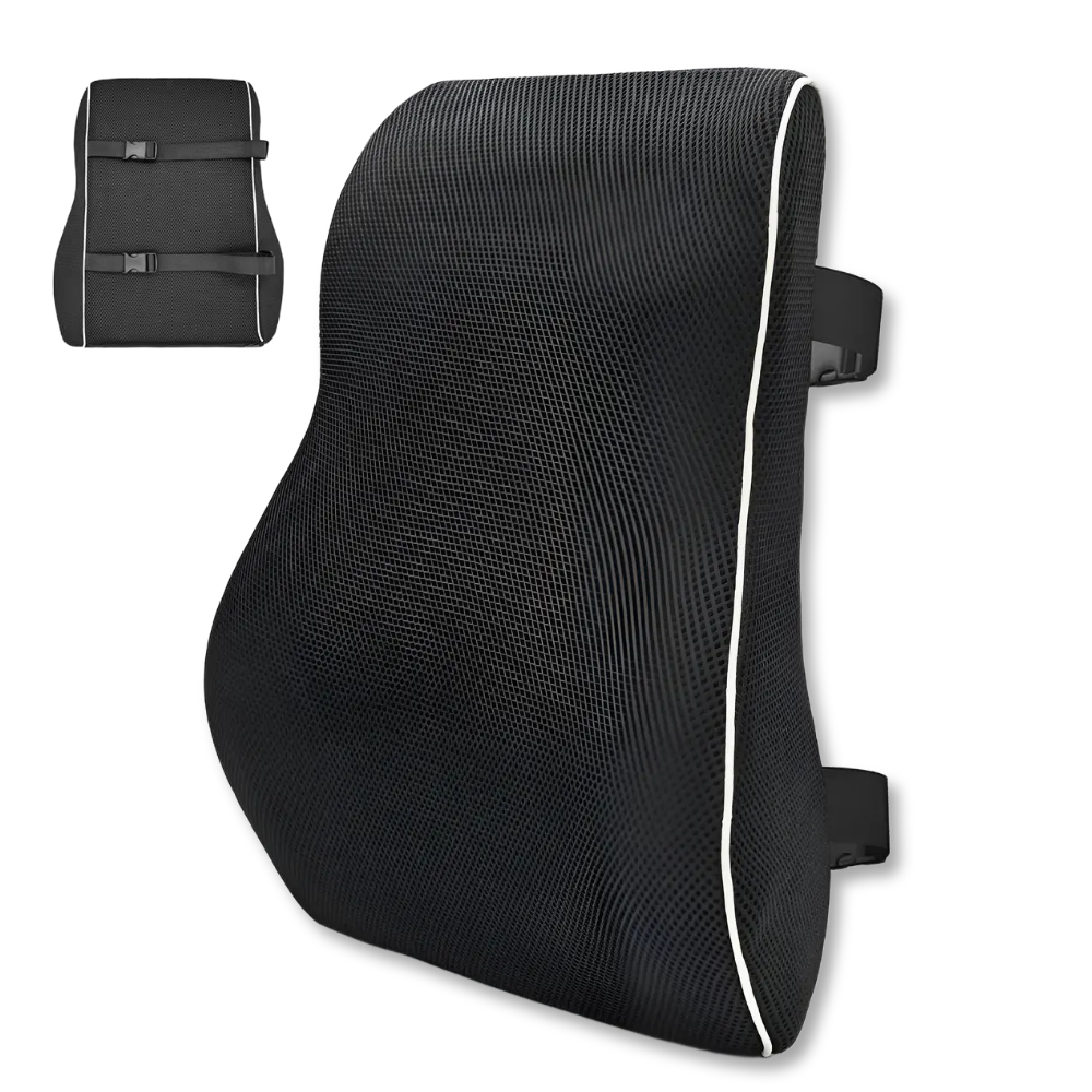 쿠바디 3D 등받이 쿠션 편안한 바른자세 사무실 의자 자동차 허리, 블랙 28,800원