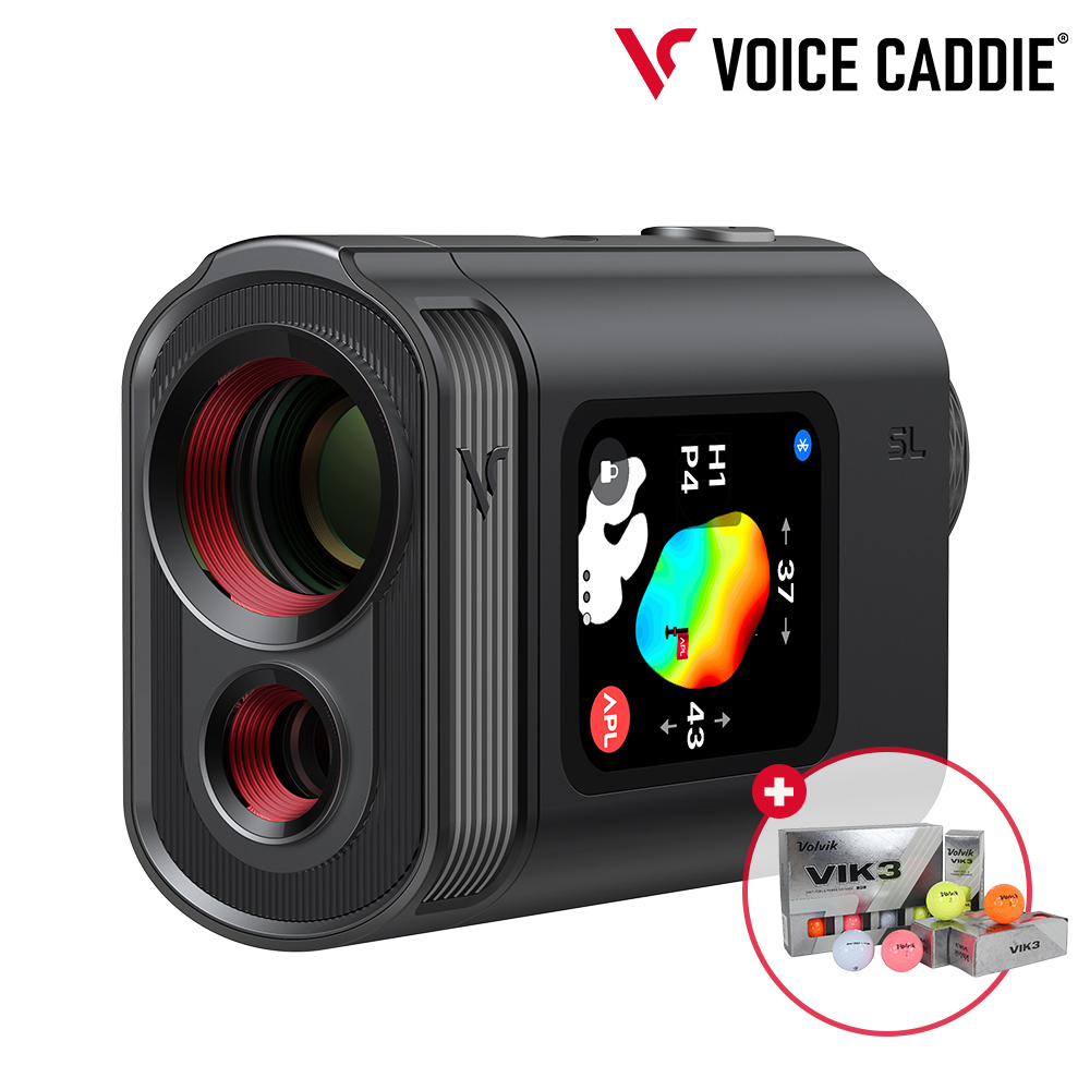 보이스캐디 SL MINI OLED 오토핀 레이저 거리측정기 + 골프공 증정, 블랙, SL MINI 389,000원