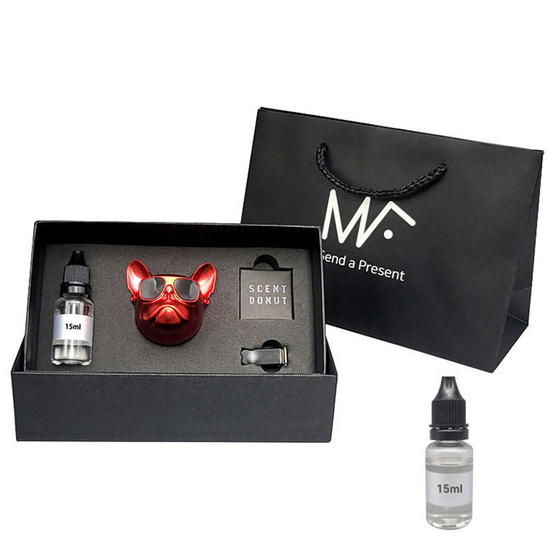 엠퓨처 불독 차량용 방향제 매트레드 + 오일 15ml 2p + 선물 쇼핑백 대표, 1세트, 가든스윗피 14,850원