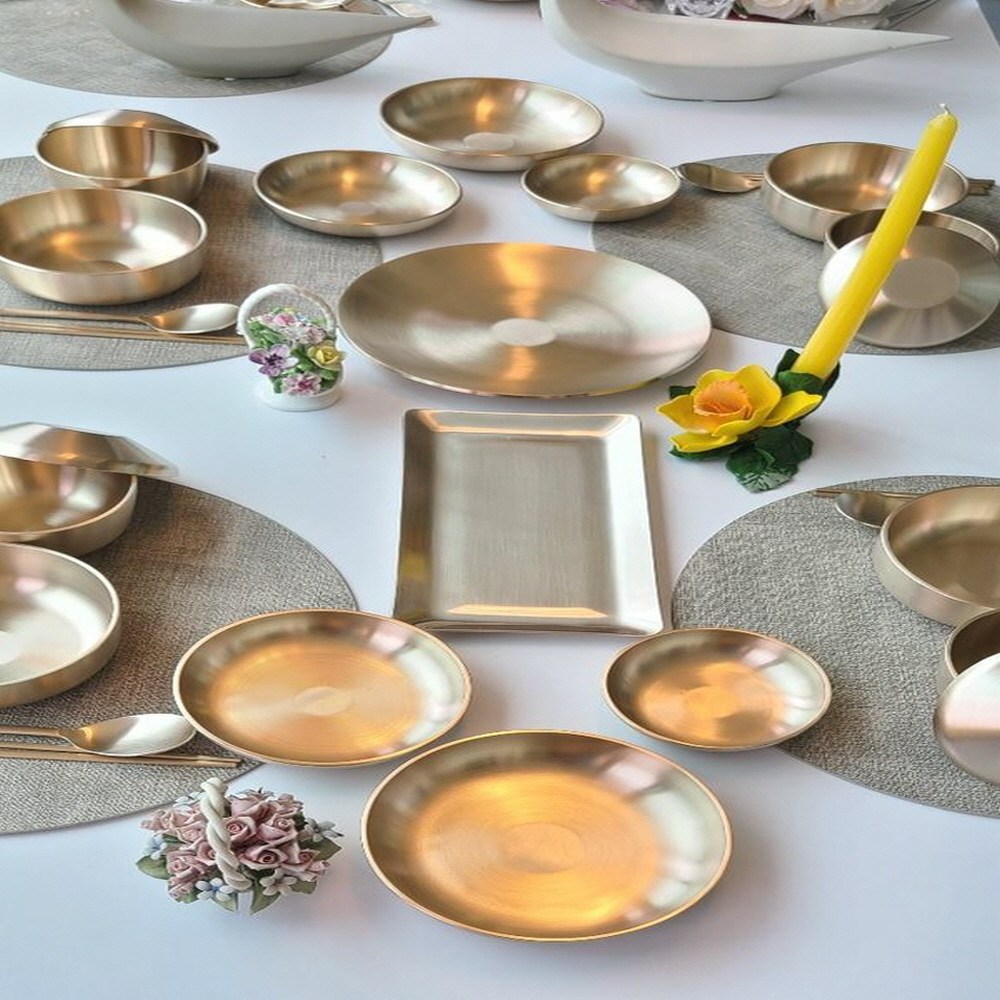 방짜유기 전통 반상기 세트 주발뚜겅 미포함 실속구성 329,000원