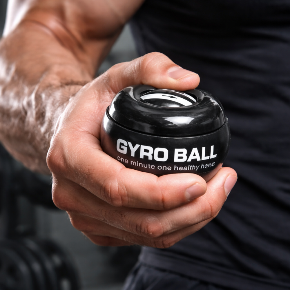 그립랩 자이로볼 손목 전완근 운동 보조 기기 무전원 회전형, 1개, 블랙 19,800원