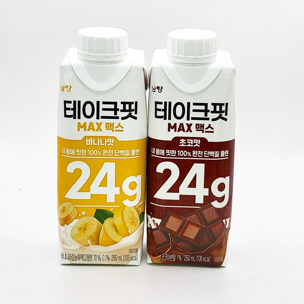 테이크핏 맥스 250ml 초코맛 8개 + 바나나맛 8개 24,890원