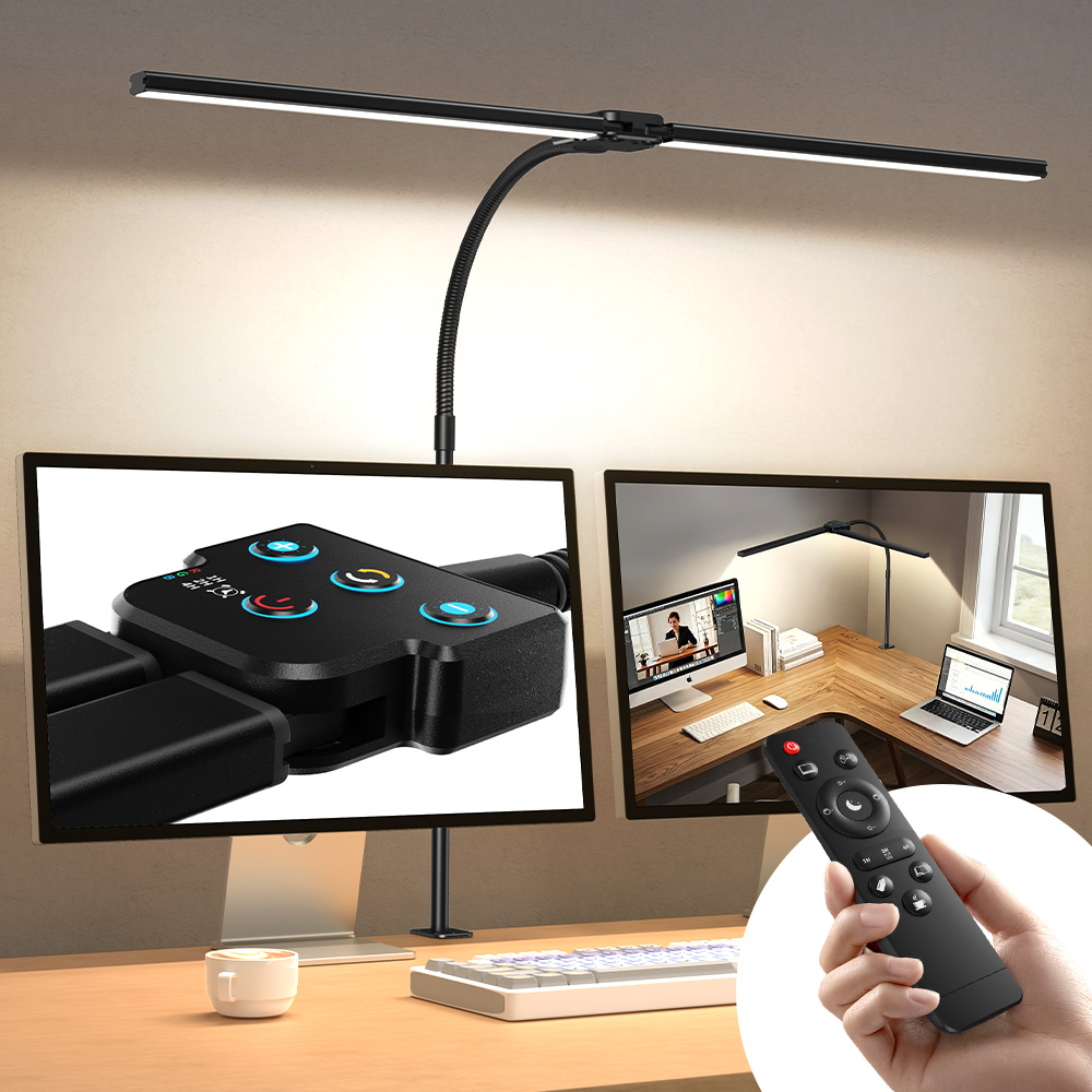 ACMEZING 접이식 클립형 LED 와이드 스탠드 공부용 스탠드 25가지 색온도/밝기 조절 + 리모컨 D8 33,900원