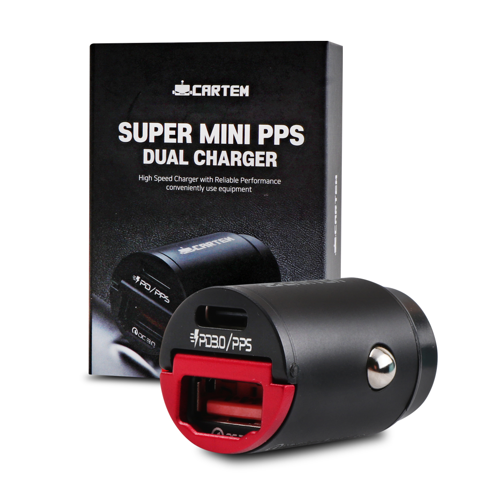 카템 슈퍼미니 초고속 PPS PD 차량용 듀얼 충전기 30W 10,800원