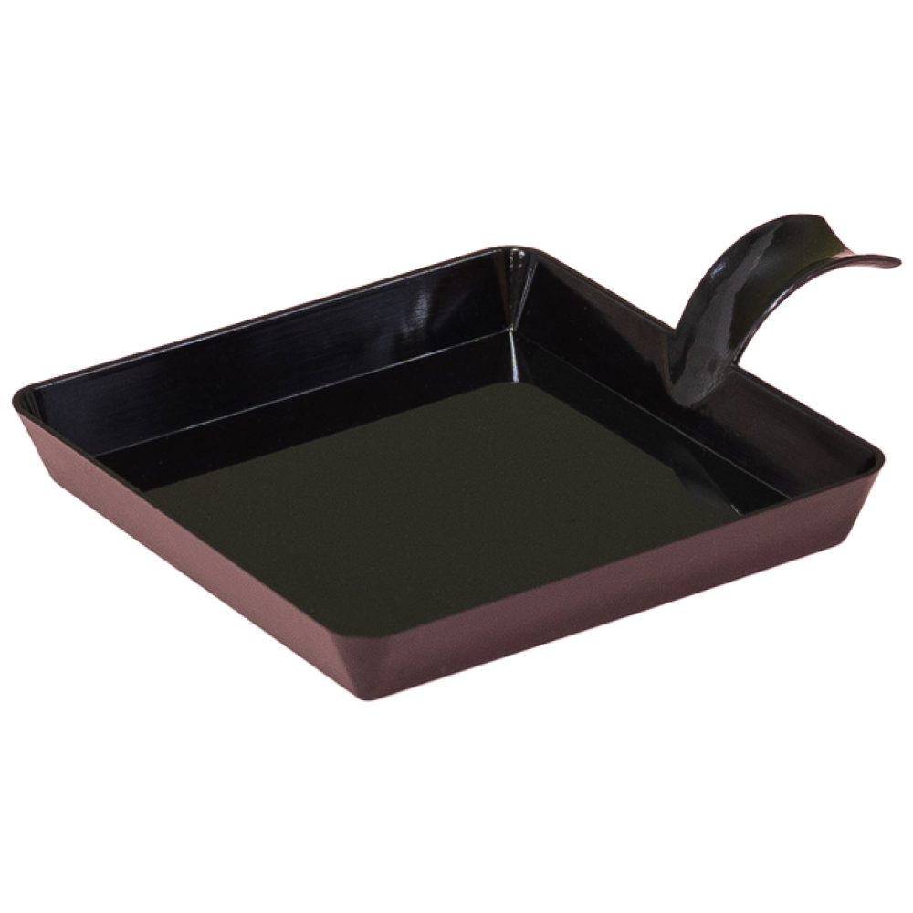 무스 조각 케이크 디저트 손잡이 정사각 PS 받침 50개 11,000원