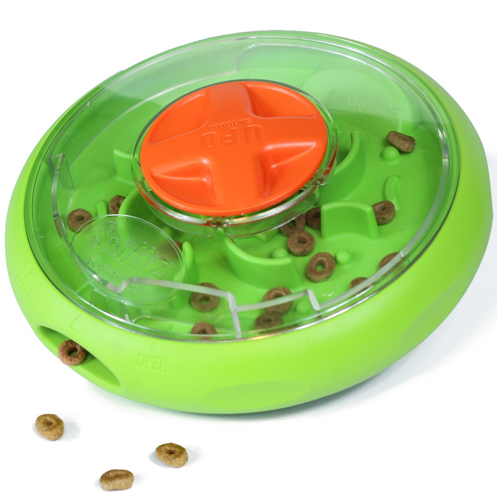 포우퀘스트 방탄UFO 빙글빙글 노즈워크 강아지 간식 장난감, 1세트, 혼합색상 24,900원