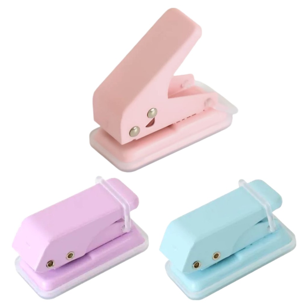 엘로템즈 마카롱 1공 펀칭기 3종 세트, 퍼플 + 핑크 + 블루, 1세트 8,910원