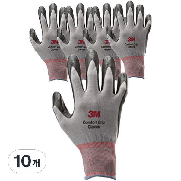 쓰리엠 컴포트 그립 장갑, 그레이, 10개 24,900원