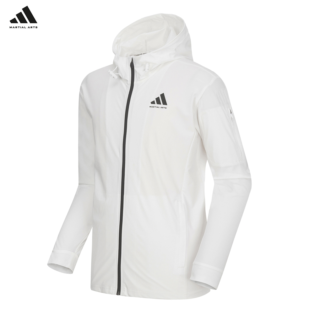 아디다스 컴뱃스포츠 마샬아츠 에어로쿨 트레이닝복 TR140HS-1 상의 WH 트랙탑 후드집업 89,000원