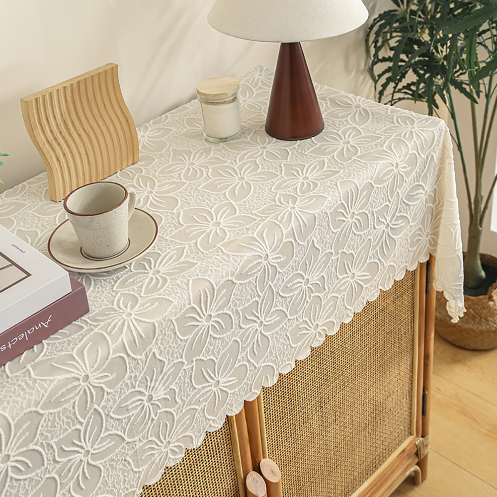 알럽홈 레이스 로맨틱 가구커버 테이블보 L261-0029, TYPE2, 1개 12,880원