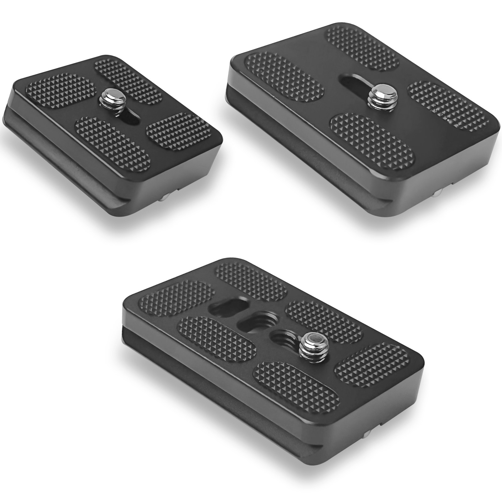 3개 카메라 퀵 릴리스 플레이트, PU-40-60A 퀵 플레이트, 1/4인치 나사가 있는 삼각대 교체 플레이트, 블랙 퀵 커플링 플레이트 삼각대 헤드 Arca-Swiss 삼각대 및 12,790원