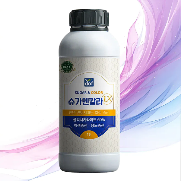슈가앤칼라1L 폴리사카라이드 착색 비대 당도 효소제, 1개, 1L 50,000원