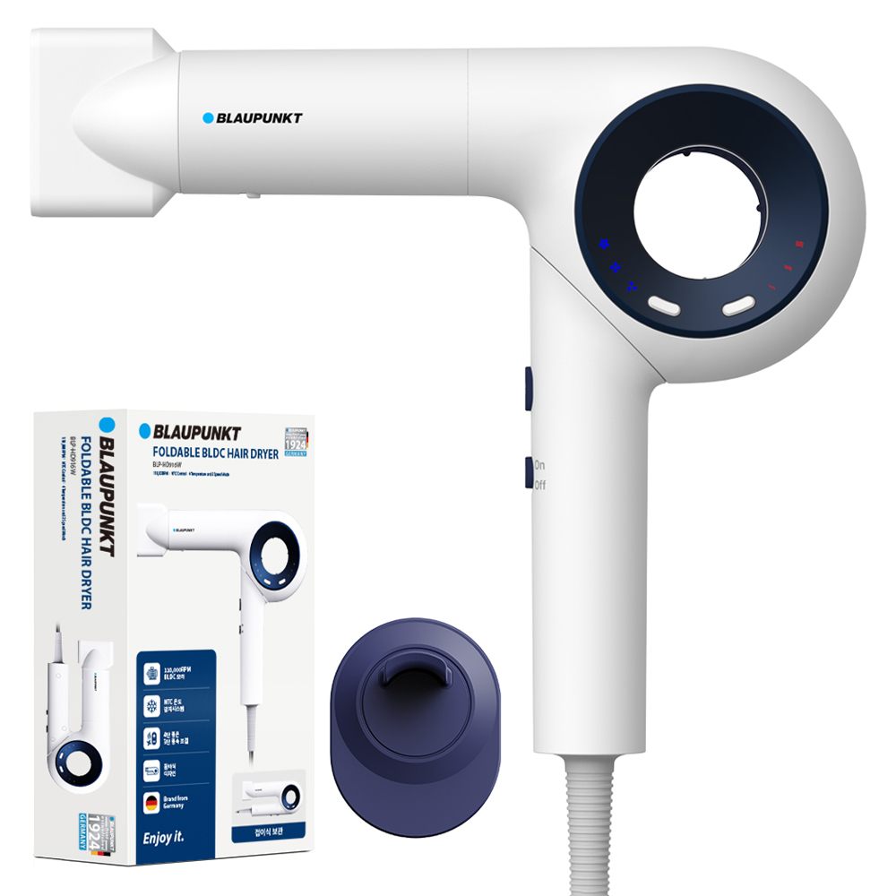 블라우풍트 접이식 BLDC 드라이어 1600W, BLP-HD916W/P, 화이트 88,800원