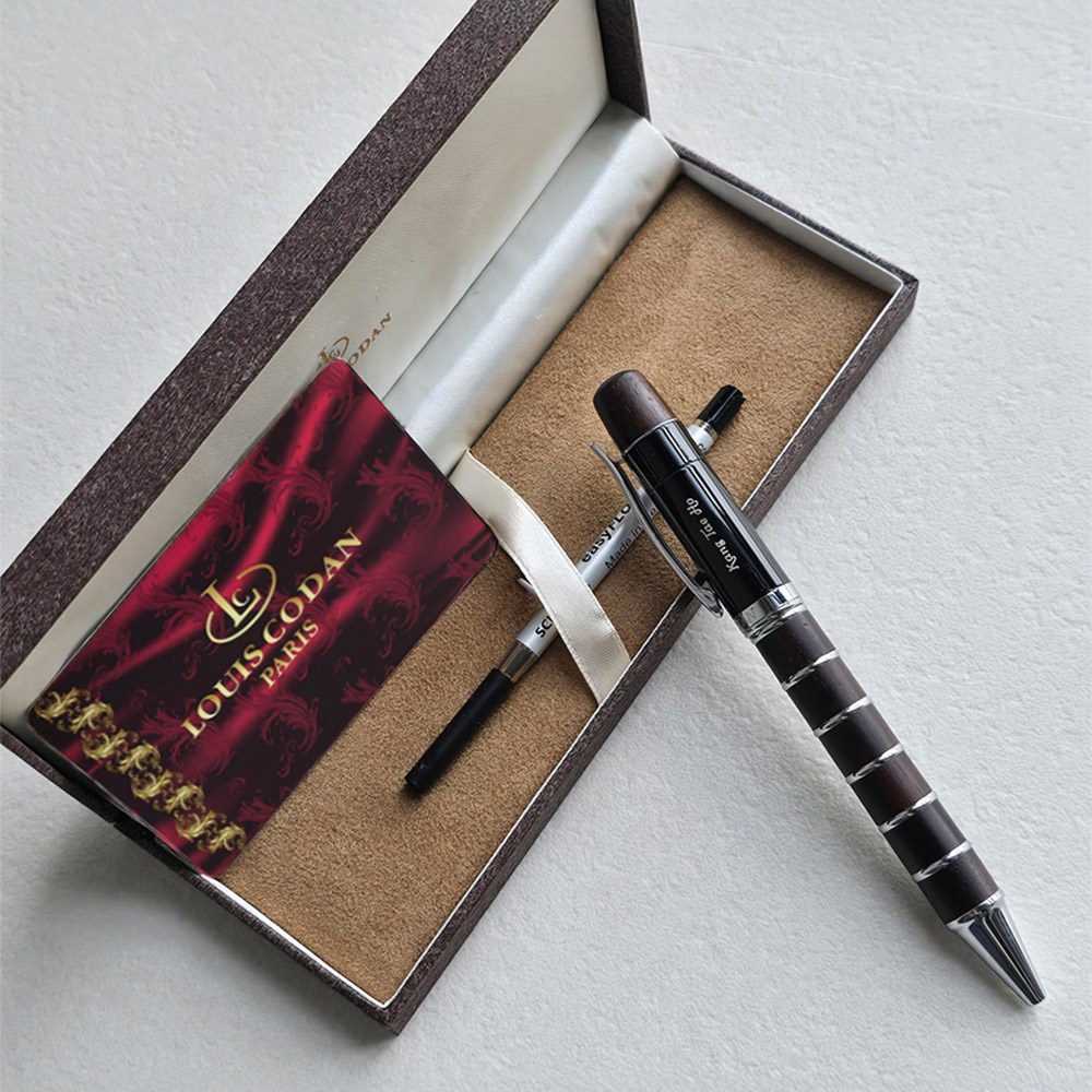 루이스코단 흑단 각인볼펜 고급 선물용 볼펜 [무료각인+포자+쇼핑백], 1세트 59,000원