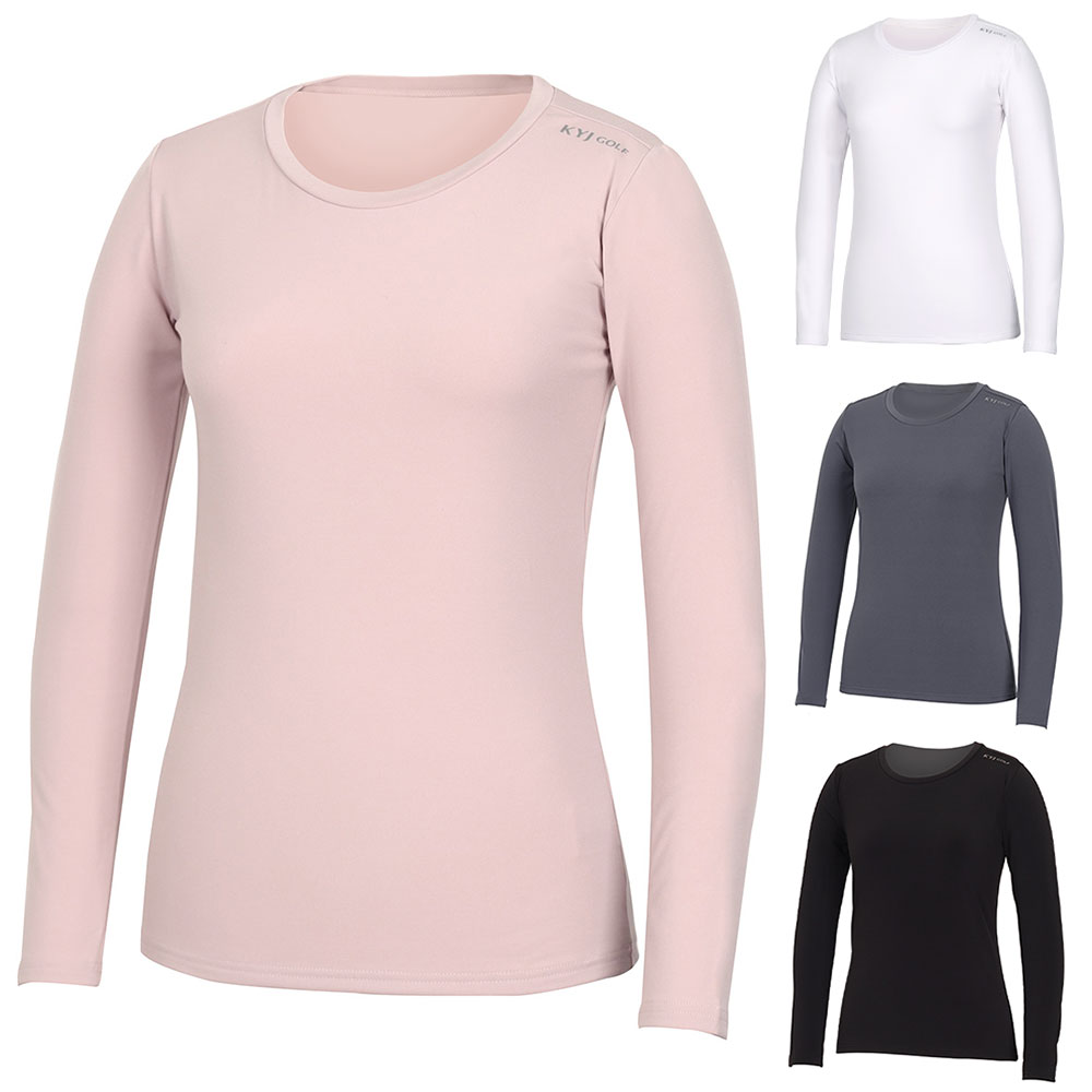 [김영주골프] 겨울 엑스트라웜 기모 라운드 여성 골프이너웨어 KNWLQT15 29,500원