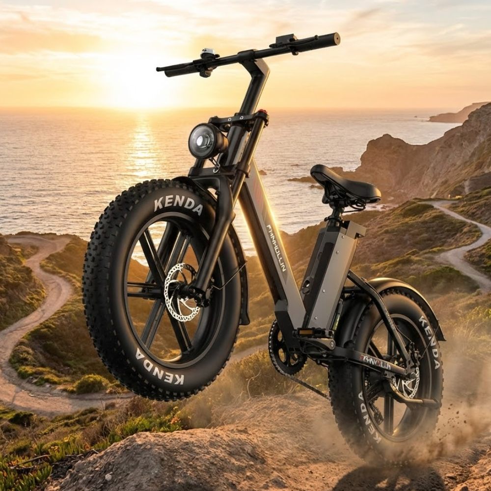 모튼스파크 고출력 48V 전기 자전거 20인치 펫바이크 알루미늄 합금 광폭 타이어 산악 mtb 전동 출퇴근 배달, 블랙, A 1,385,900원