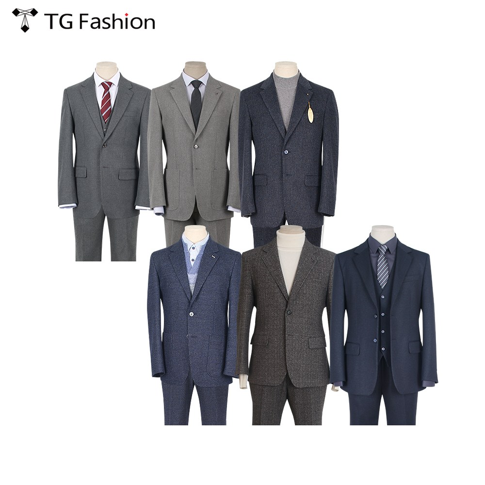 [티지패션 TG패션] 베이직핏 가을겨울 남성 정장세트 6종 모음 95~110사이즈 70%할인 139,000원