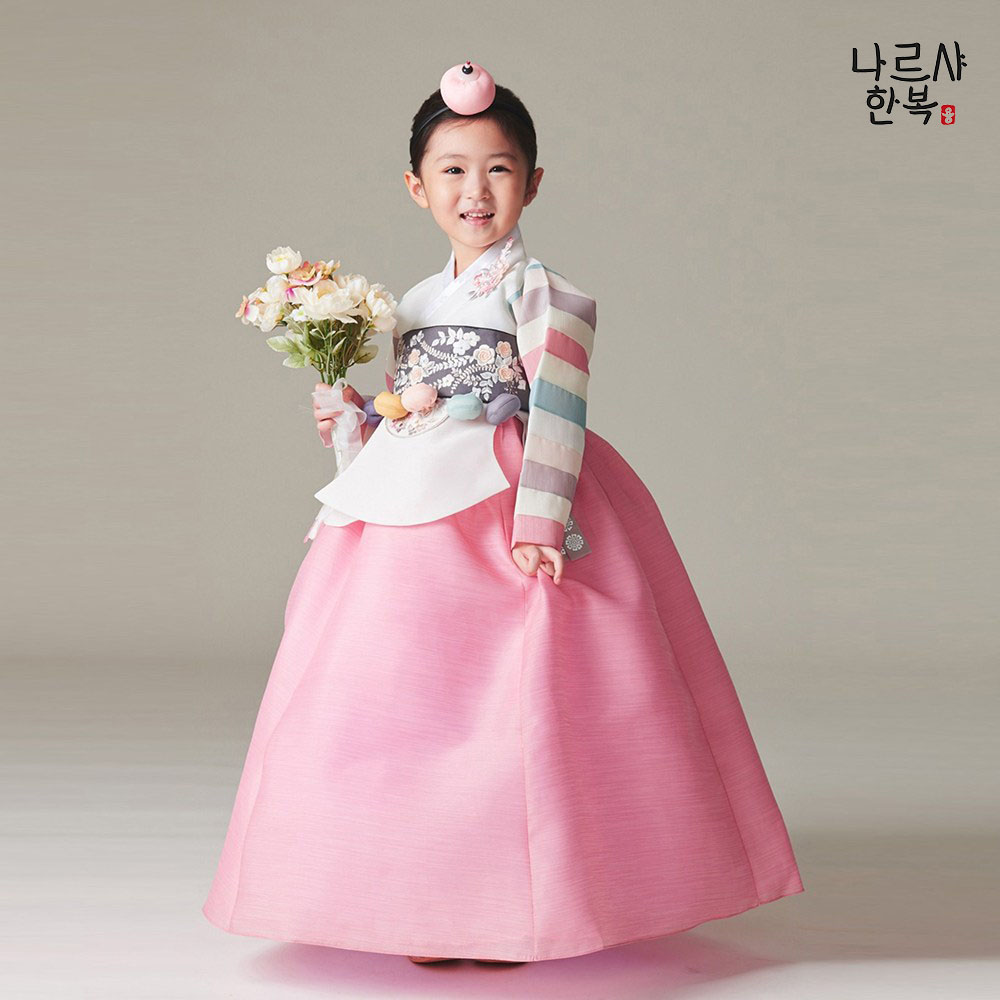 나르샤 여아한복 은하수 색동 아이당의 백일~15호 국내제작 설빔 추석빔 68,000원