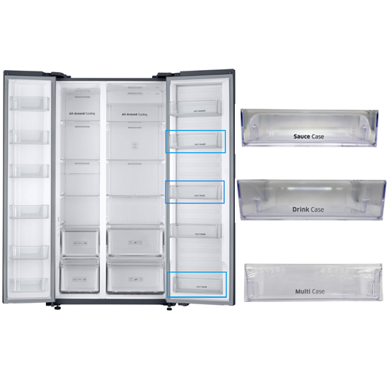 삼성 지펠 쇼케이스 양문형 냉장고 병꽂이 가드 바구니 바스켓 케이스 RS833GKPCWZB RS843GFPG3W RS843GFPG7HRS833GKPCES RS833GKPCWZ 17,000원