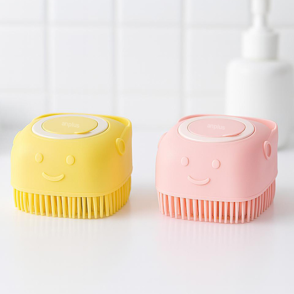 앙플러스 거품나는 강아지 목욕 브러쉬 슬리커 빗 5,900원