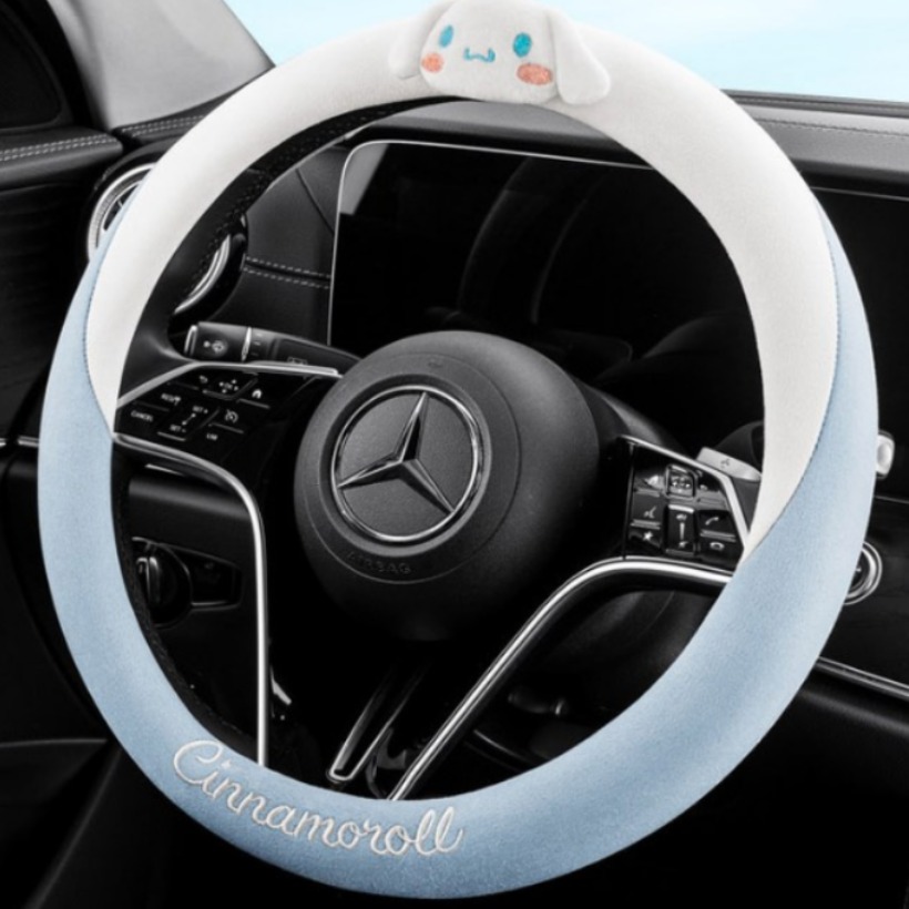 SA 산리오 차량용 사계절 핸들커버 여성 귀여운 캐릭터 시나모롤 마이멜로디 자동차 꾸미기, 마이멜로디 O형 38cm 21,000원