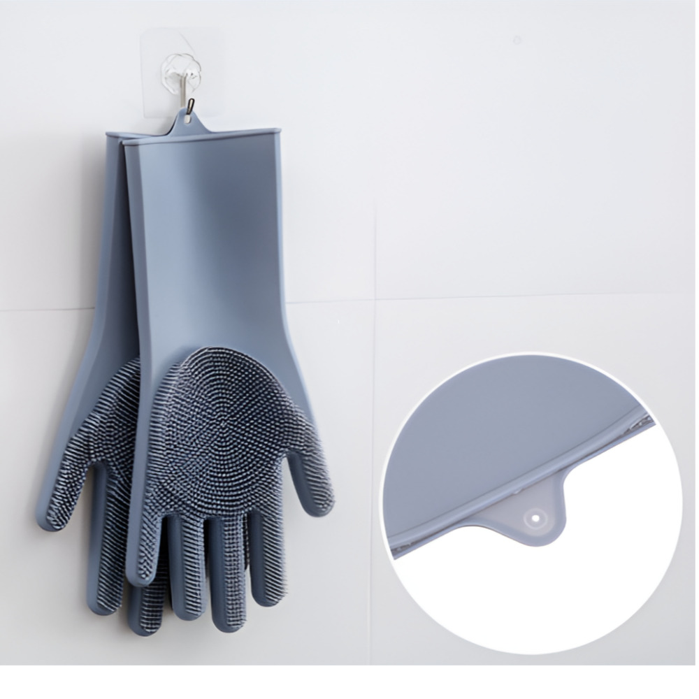 미라클맥스 다용도 내열 실리콘 수세미 일체형 200g 고중량 애견 목욕 고무 장갑 세트 13,800원