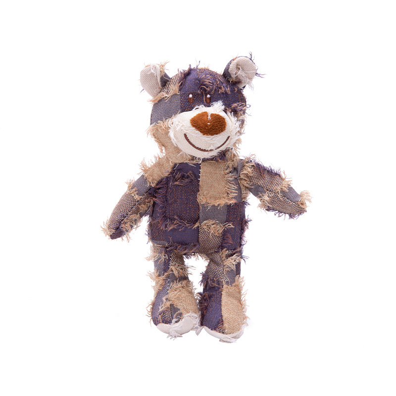 XZEZE 반려동물 곰돌이 소리나는 빽빽이 강아지 장난감 17,200원