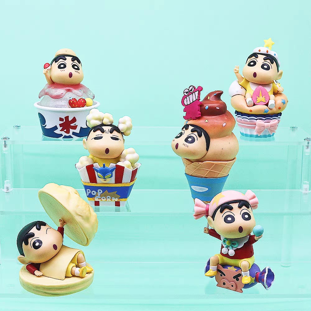 6종 맛있는 짱구 피규어 인테리어 소품, 현재가 19,800원