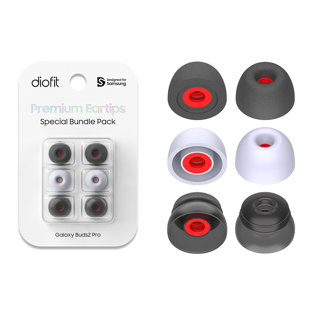 디오핏 갤럭시 버즈2 프로 이어팁 메모리폼팁/ 실리콘폼팁/ 다중플랜지 이어팁 Galaxy Bud2 Pro Eartips 16,010원