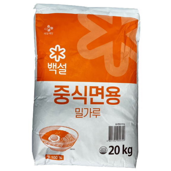 백설 중화면용 밀가루 20kg 중식 업소용 무료배송 27,400원