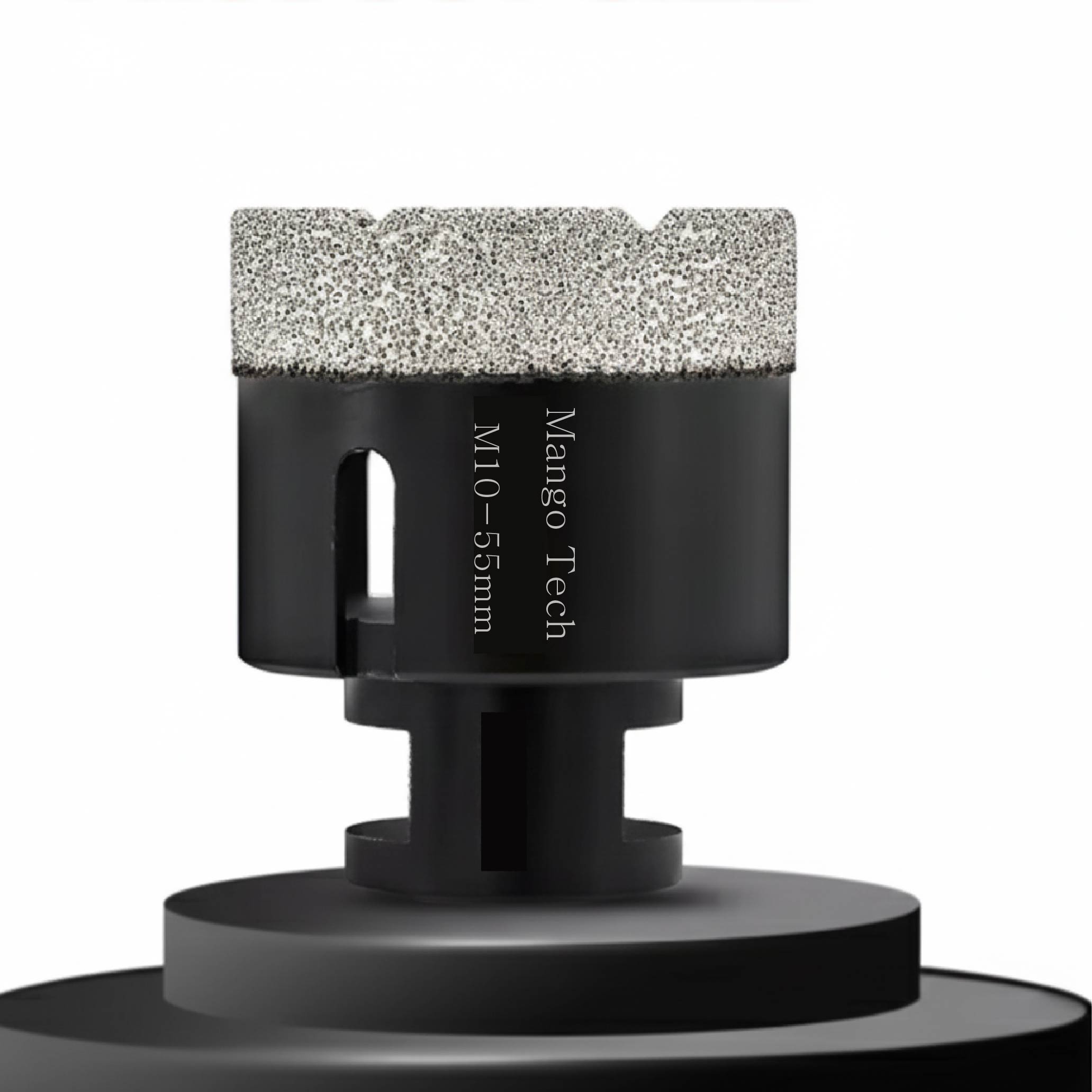 망고테크 그라인더용 다이아몬드 홀쏘 55mm 타일 구멍 기리 임팩용아답터포함 유리 포세린 대리석 도자기 융착 코어 비트 홀커터 홀소, 1개 36,900원