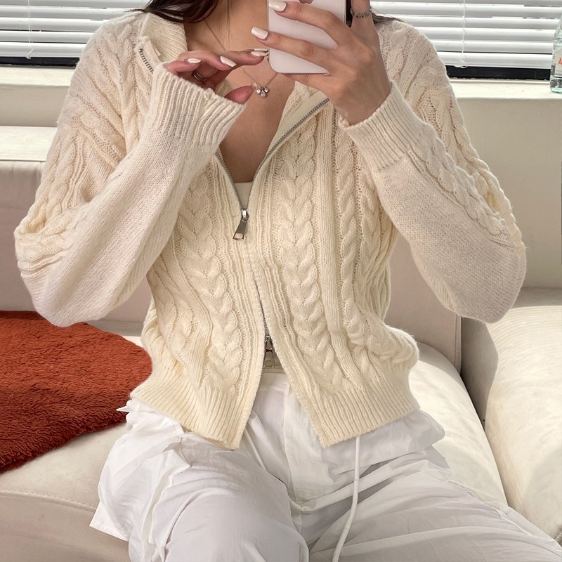 스키니어 [한정특가] 4계절 투웨이 집업 꽈배기 니트 가디건 sz88662 16,610원