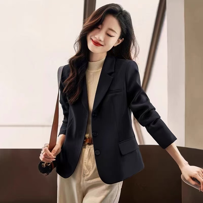 루스리더 여성 투버튼 데일리 블레이저 정장 자켓 M258 42,000원