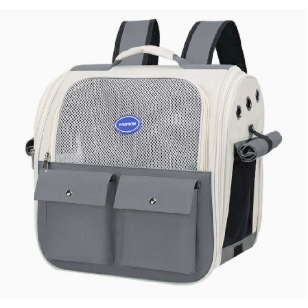 반려동물 백팩 강아지 3면통풍 이동가방 고양이 이동장, 1개, 그레이 18,900원