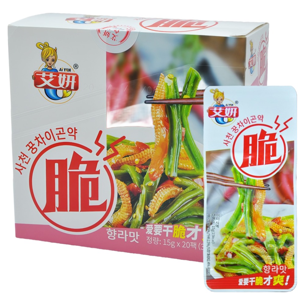 AIYAN 아싹 아싹 향라맛 꿍차이 곤약 15g x 20p 세트 7,830원