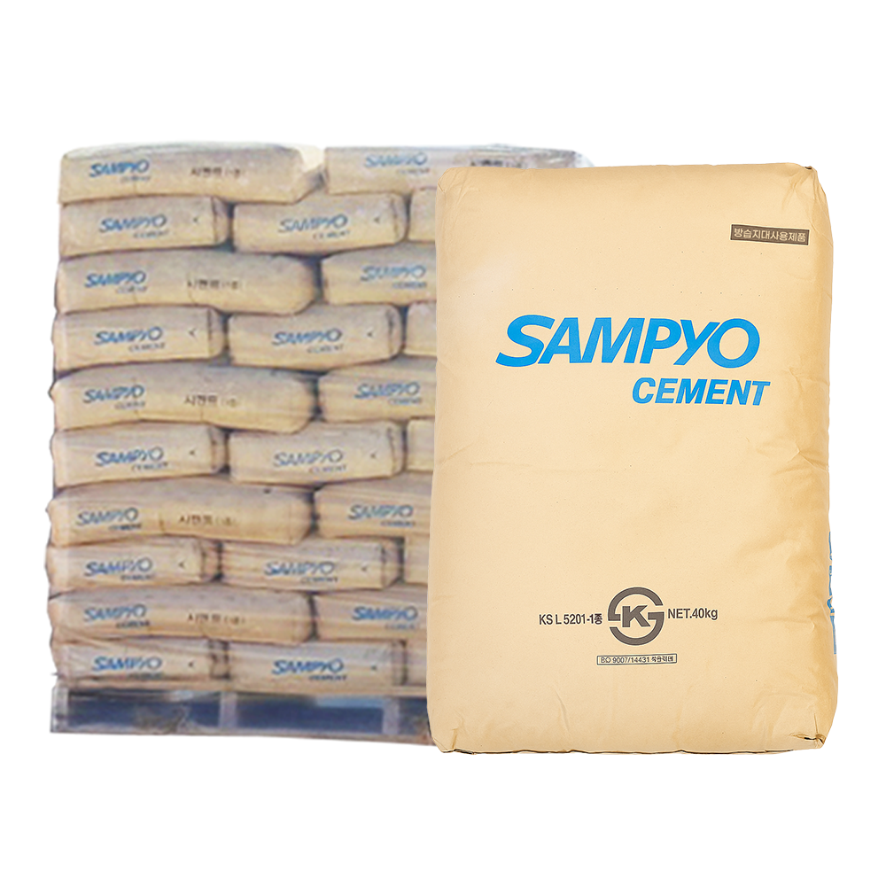 삼표시멘트 40kg 50포 대량 일반순수시멘트 1종포틀랜드 건축 토목공사용, 50개 600,000원