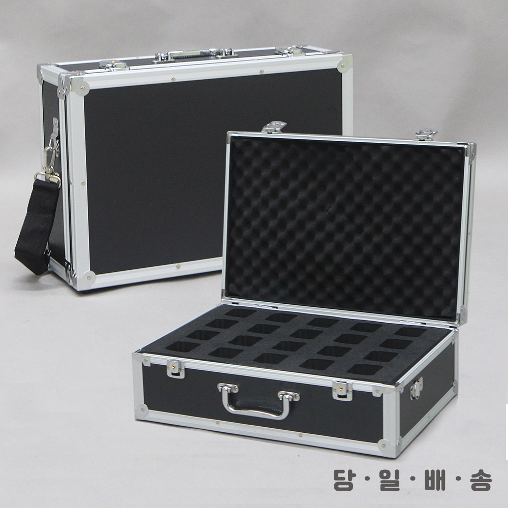 가방몰 Mavic Air 2S Batterycase 매빅에어2S 배터리보관 알루미늄 하드케이스 배터리 20개 보관가능, 1개 98,000원