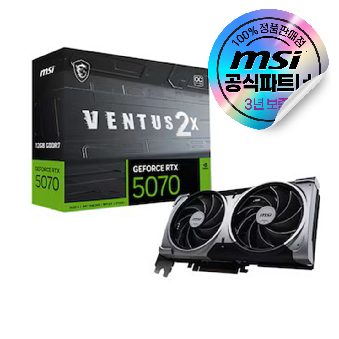 MSI 지포스 RTX 5070 벤투스 2X OC D7 12GB 1,008,000원
