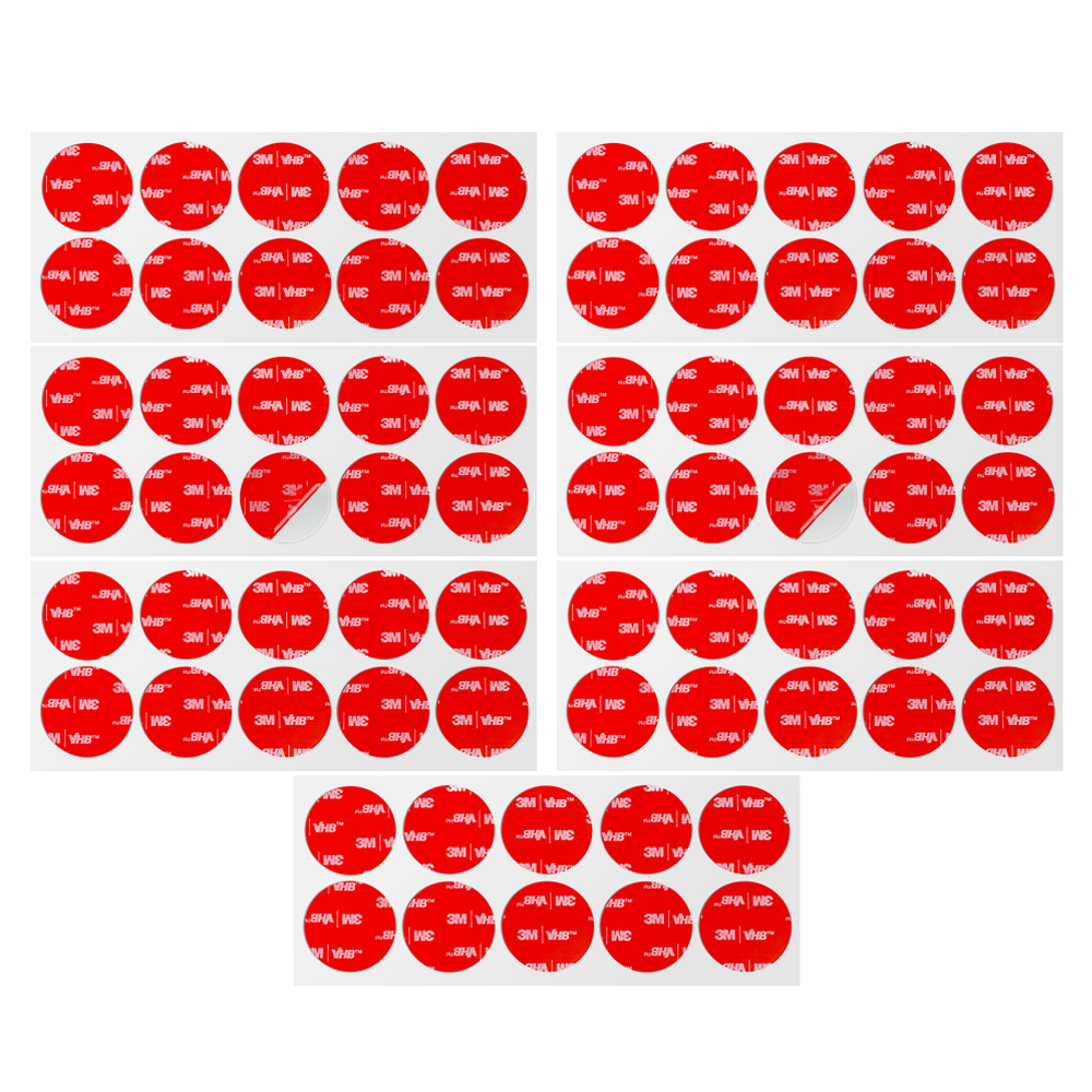 브이에이치비 초강력 아크릴폼 원형 투명 양면테이프 20 x 20 mm 10p, 7개 22,500원