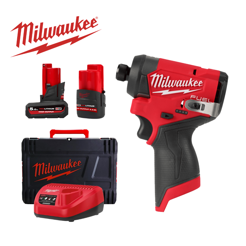 밀워키 Full 임팩트 드라이버 M12 FID2-5252X GEN3 12v 5.0Ah&2.5Ah, 1개, 본품 + 배터리2개이상 284,710원
