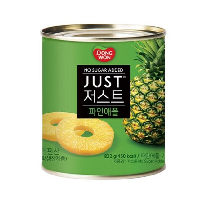동원 JUST 저스트 노슈가 파인애플 통조림 7,290원