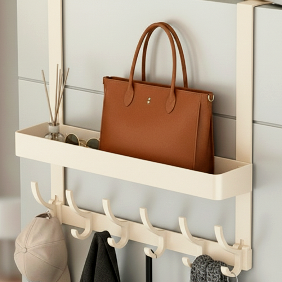 킹얀 문걸이 도어행거 무타공 선반 벽걸이 12구 도어훅 12,800원