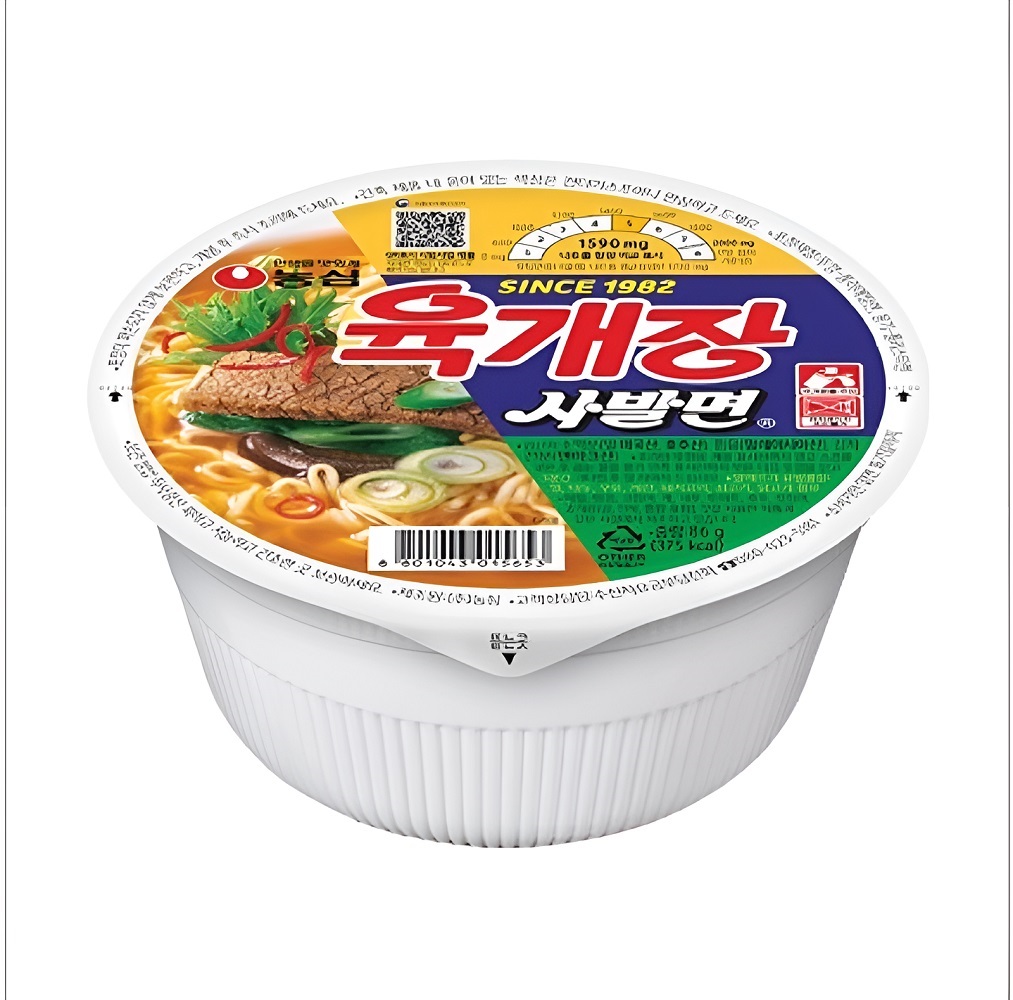 농심 육개장 사발면 86g, 6개입 /농심 김치 사발면 86g, 6개입 (각각 개별 판매) 7,200원