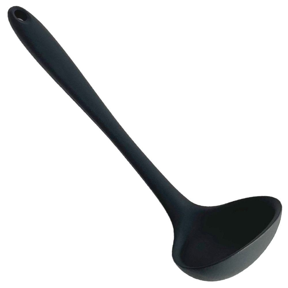 실리콘 미니 조리도구, 1개, 블랙, 국자 2,500원