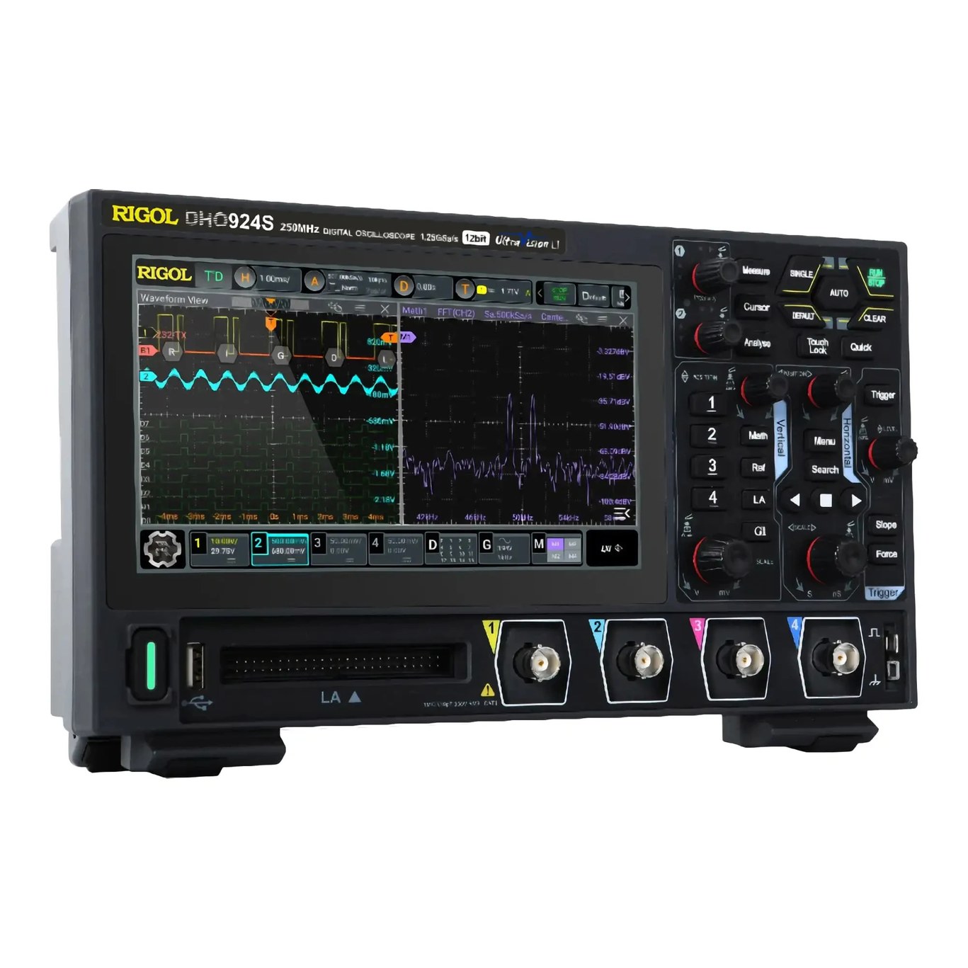 디지털 오실로스코프 신호 발생기 RIGOL DHO914914S924924S 4 채널 125250MHz 12 비트 125GSaSec 50MPts 깊이 1,150,100원