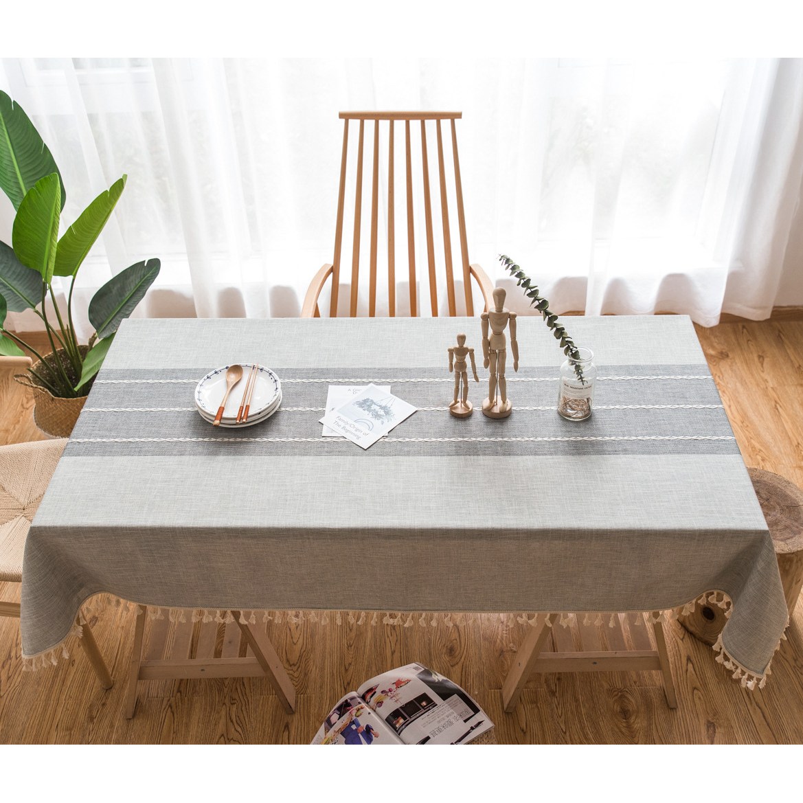 [제이지하우스] 린넨 방수 식탁보 24,900원