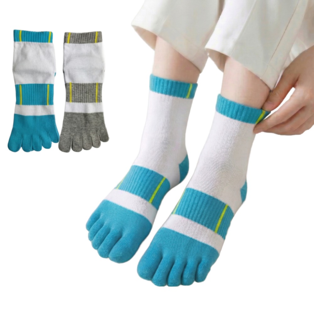 더 피치스 [5켤레구성] 남성 러닝 스포츠 파일 발가락양말 중목 단목 17,900원